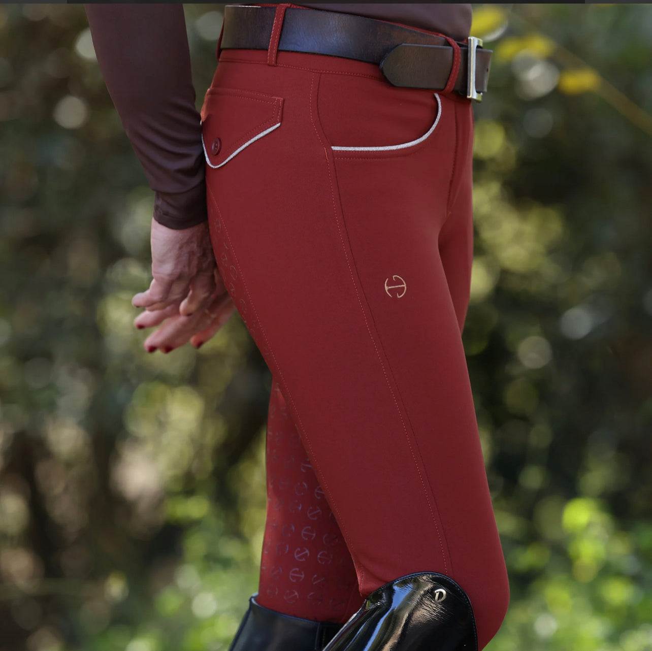 Halter Ego Evolution Full Seat Breeches - Rust