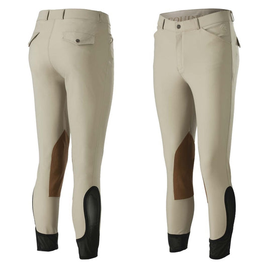 Equinavia Erik Mens Show Knee Patch Breeches - Tan
