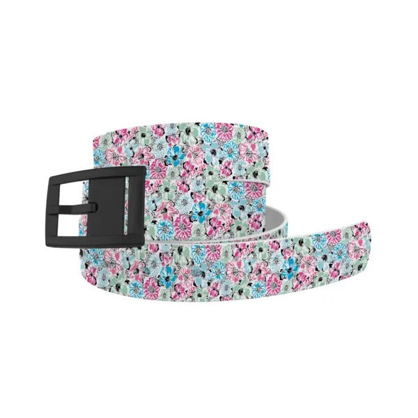 C4 San Soleil Wildflower Belt with Black Buckle Combo
