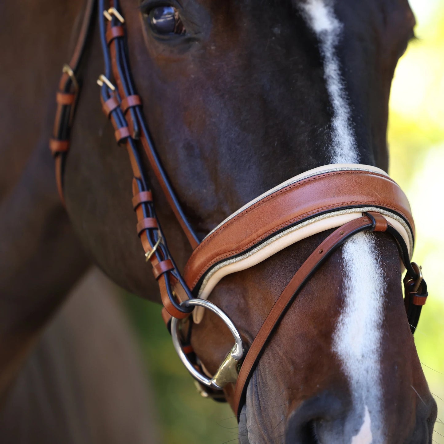 Halter Ego - The Willow Cognac Leather Snaffle Bridle