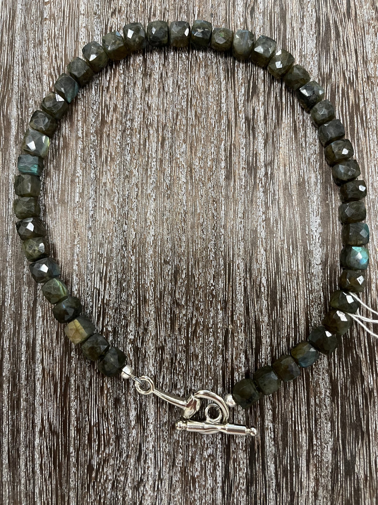 Labadorite and Snaffle toggle Necklace