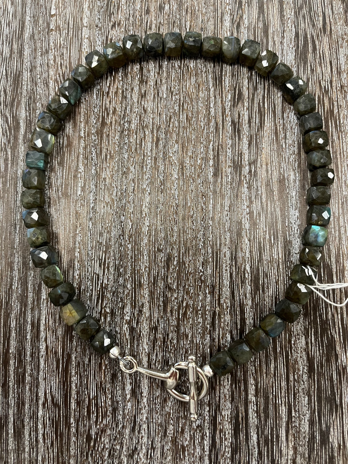 Labadorite and Snaffle toggle Necklace