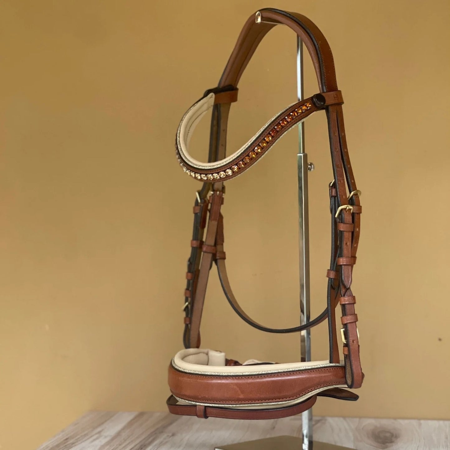 Halter Ego - The Willow Cognac Leather Snaffle Bridle