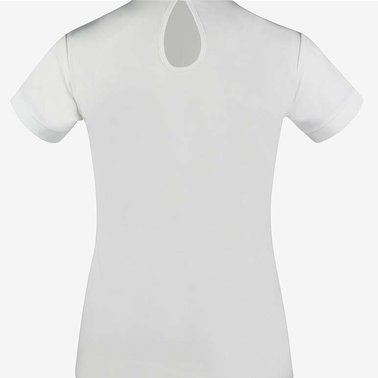 Horze Women's White Georgia Show Shirt -Short Sleeve