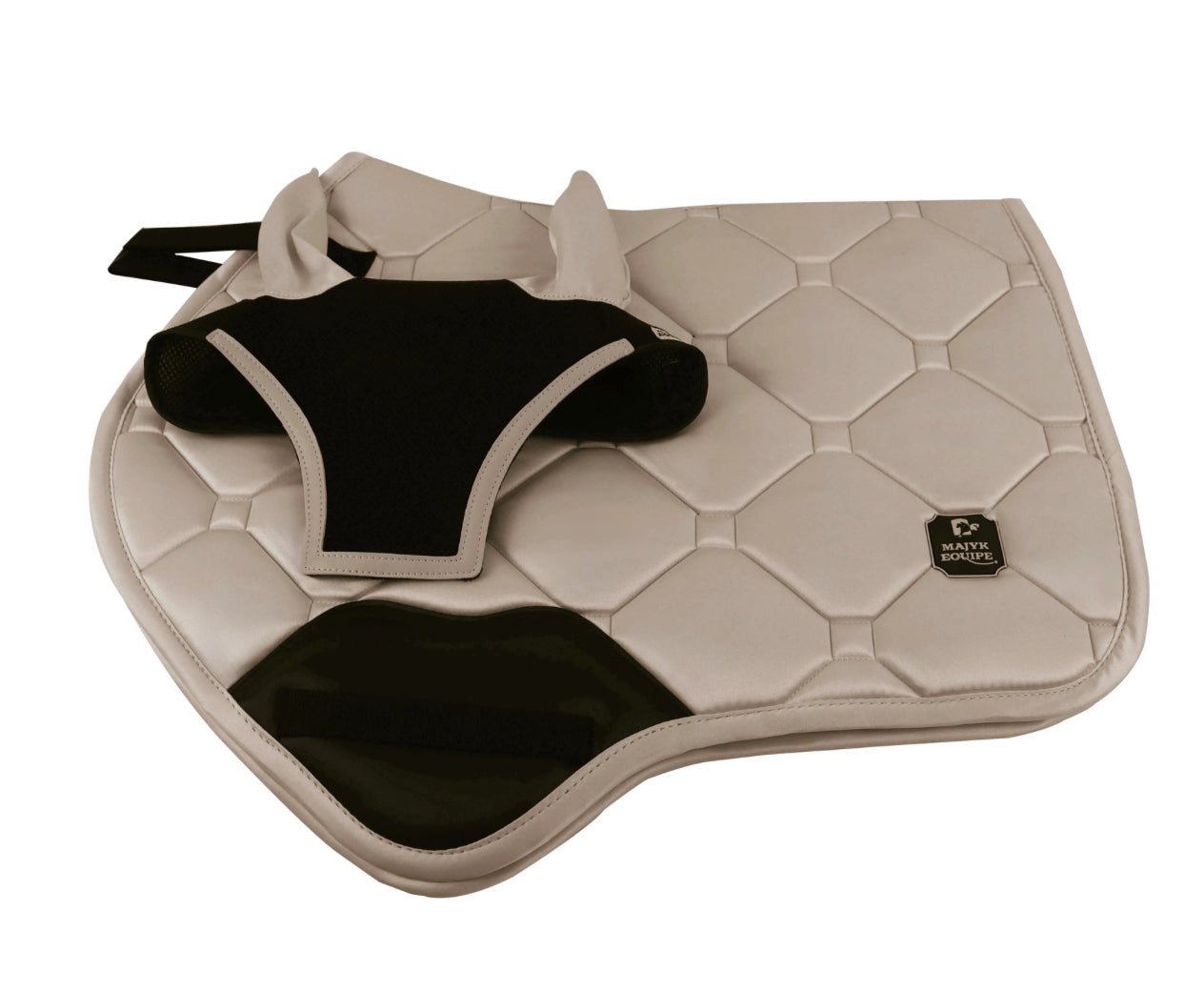 Majyk Equipe Silk Touch Saddle Pad with Matching Bonnet