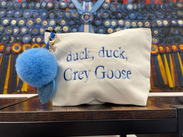 Danrisi-Duck Duck Grey Goose Makeup Pouch
