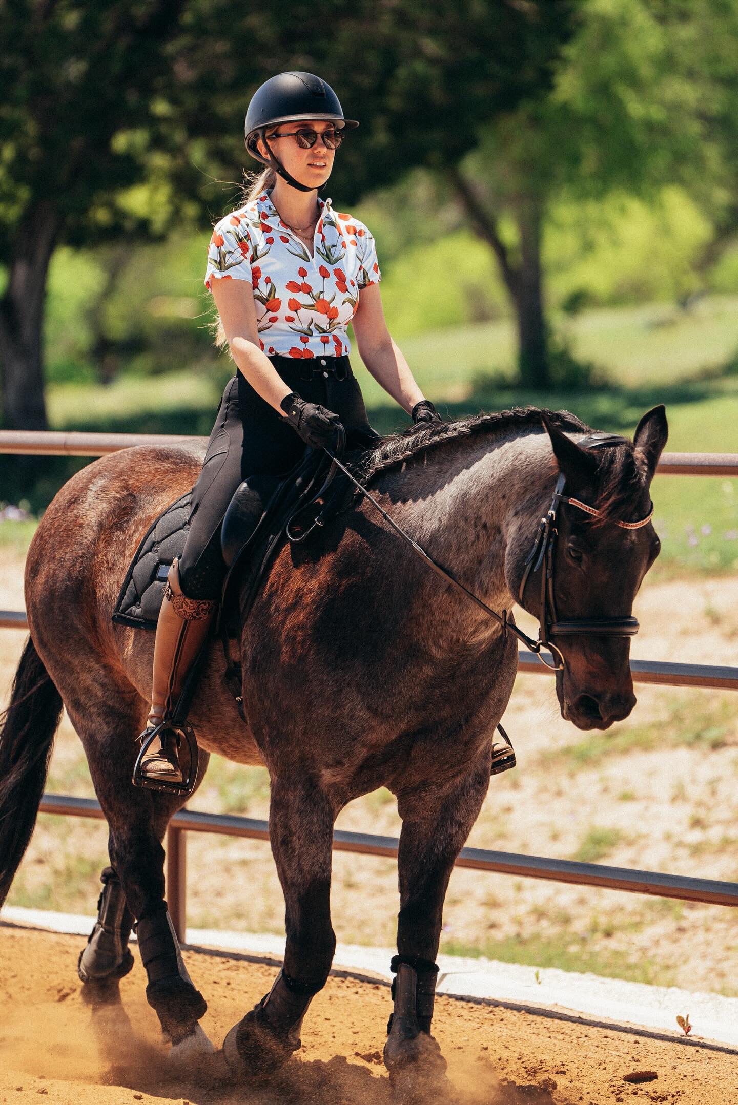 Deinhardt Designs Petals For Parkinson's Short Sleeve Shirt