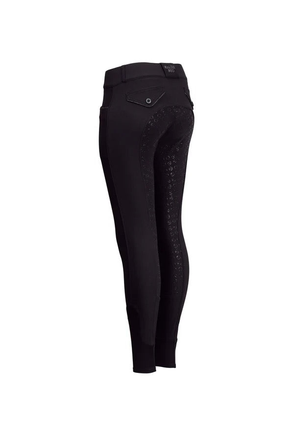 Halter Ego Evolution Full Seat Breeches - Black+Anthracite