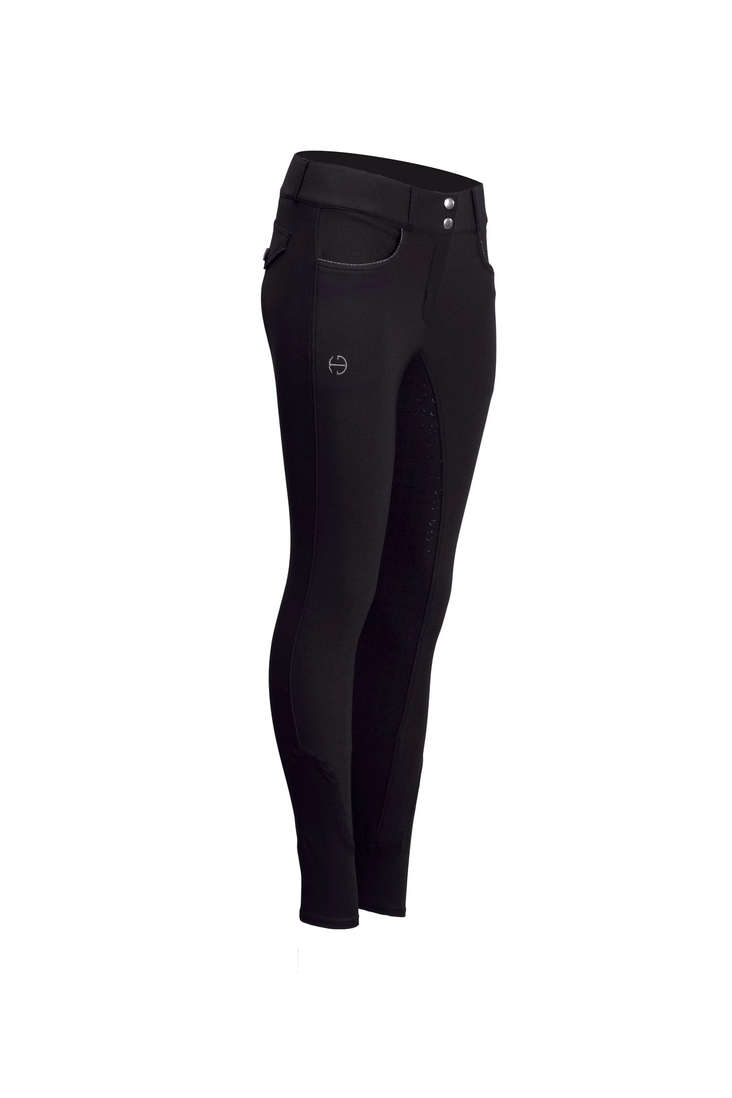 Halter Ego Evolution Full Seat Breeches - Black+Anthracite