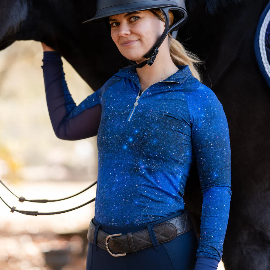 CONSTELLATION 1/4 ZIP LIGHT RIDING TOP ~ LIMITED EDITION